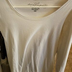 Long sleeve white shirt